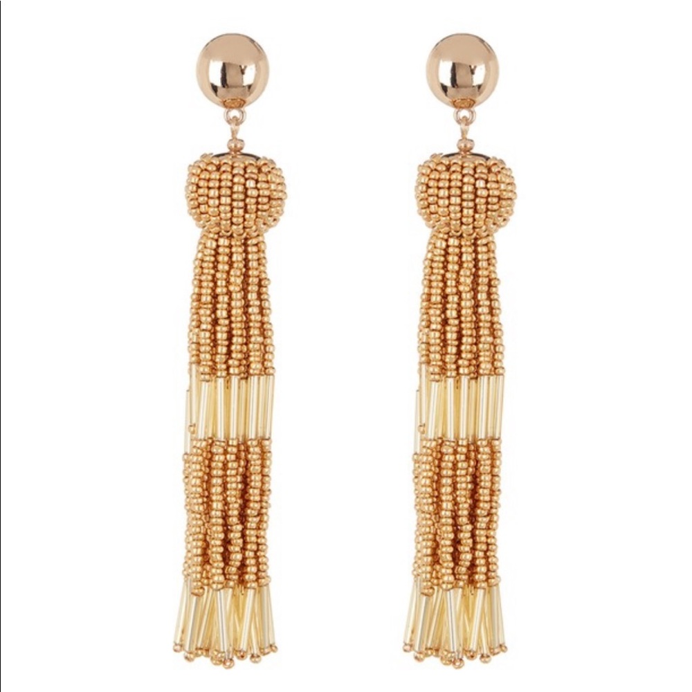 NWT Vince Camuto Beaded Tassel Earrings